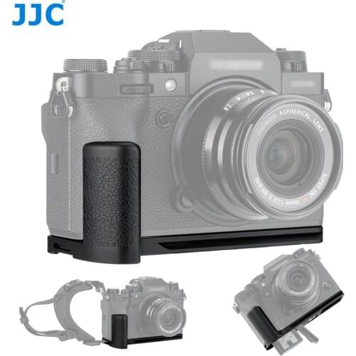 JJC Aluminum Arca-Type Camera Hand Grip For Fujifilm X-T4 Camera L Plate Bracket Enhance Hand-held Feeling for Video Recording