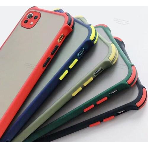 Matte Phone Case For Xiaomi Mi 11 Lite 5G 6.55inch ​transparent hawkeye back cover for mi 11 lite ultra pro 11i protective shell