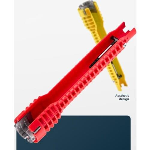 Multifunction Faucet Wrench Sink Installer Tools Water Pipe Spanner Tackle Tool for Toilet Bathroom Kitchen