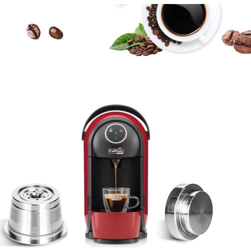 Stainless Steel Refillable Caffitaly Tchibo Cafissimo Minipresso Coffee Machine Coffee Capsule Pod Filter Dripper Tamper Sets