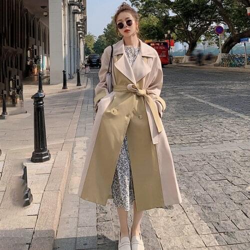 Женские длинные тренчи Moramoon China At AliExpress