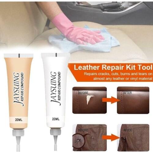 2021 New Hot 1pcs 20ml Leather Repair Gel Leather Vinyl Reused Car Seat Leather Furniture Luggage Indoor Cleaner Repair Glue
