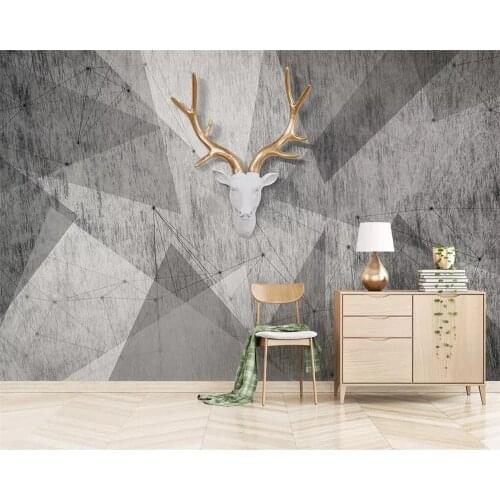 Beibehang Custom wallpaper 3D photo murals Modern abstract vintage geometric mosaic TV background wallpaper papel de parede обои