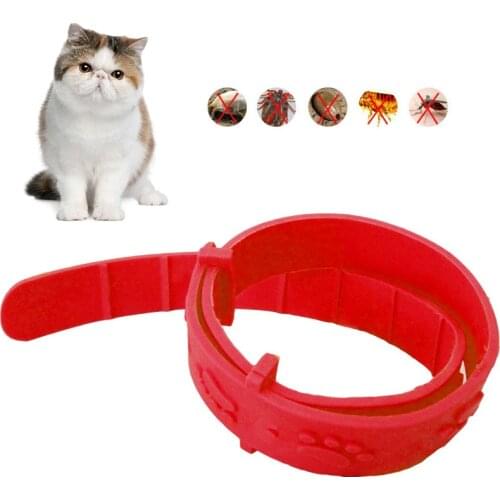 Pet Dog Cat Flea Adjustable Collar Against Anti Tick Flea Mosquitoes Remove Pet Protect Rubber Necklace Flea Killer Dropshipping