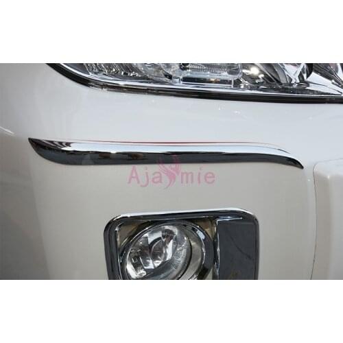 Front Side Bumper Overlay Frame Panel Trim Kit Chrome Panel Car-Styling 2012-2015 For Toyota LC Land Cruiser 200 Accessories