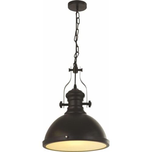 Round shape pendant lamp, antique and elegant retro style (1x60 W, E27, diameter 32 cm, height de110 cm)