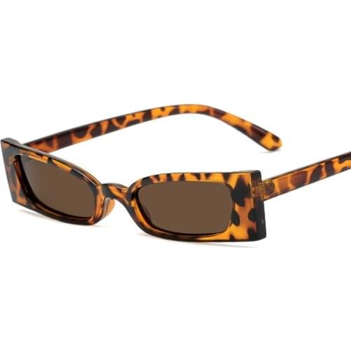 New Leopard Traveling Square Sunglasses Polarized Retro Cat Eye Eyewear Women Fashion Fishing Driver UV Protection Sun Glasses