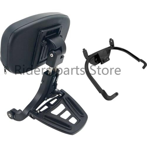 Motorcycle Backrest Multi-Purpose Driver Passenger Backrest with Folding Luggage Rack For Piaggio Vespa GTS 150