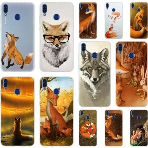 Sr. lindo Fox Z3j imprimir duro Soft TPU Case Cover For Huawei Honor 30 20 10 9 Lite 9a 8a 7a Pro 10X 10i 30s 20lite 10lite