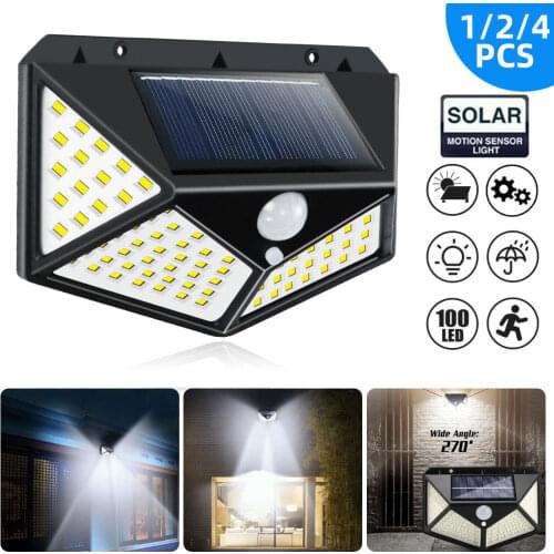 Outdoor LED Solar Light 3 Mode Portable Camping Motion Sensor Waterproof Sunlight Wall Garden Decoration Wall Lamp Motion Sensor