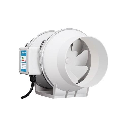 4'' Powful Electric Exhaust Fan Duct Fan Airflow Boost Air Ventilator Pipe Ventilation Extractor Bathroom Window Extractor