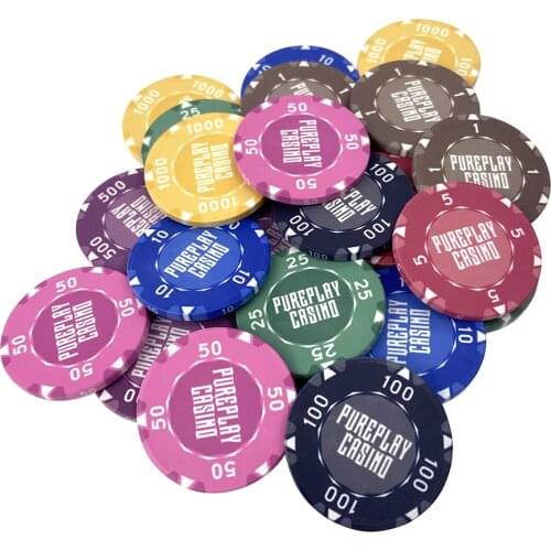 10pcs/Lot Ascona Ceramic High Quality Texas Hold'em Poker Gambling Casino Chip Wholesale