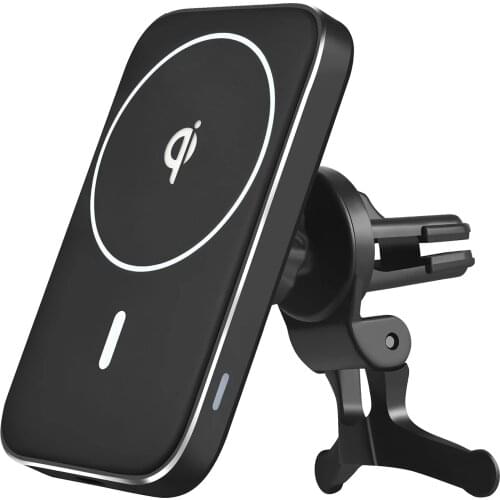 15W Wireless Car Magnetic Charger For Magsafe iPhone 12 11 XS XR 8 Samsung S21 S20 S10 Fast Charging Air Vent Mount Phone Holder