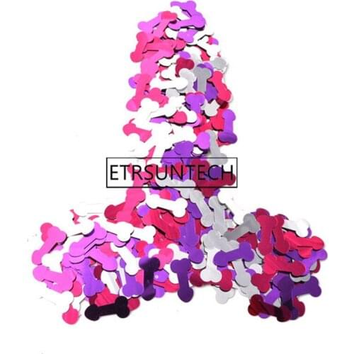 200sets Sparkling Glitter Willy Penis Confetti Bachelorette Party Table Decoration Wedding Hen Night Party Supplies