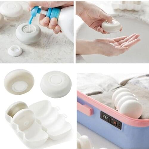 4pcs/set Portable Bottle Set Emulsion Cosmetic Boxes Containers Refillable Leak Proof Travel Storage Box For Travel Outdoor