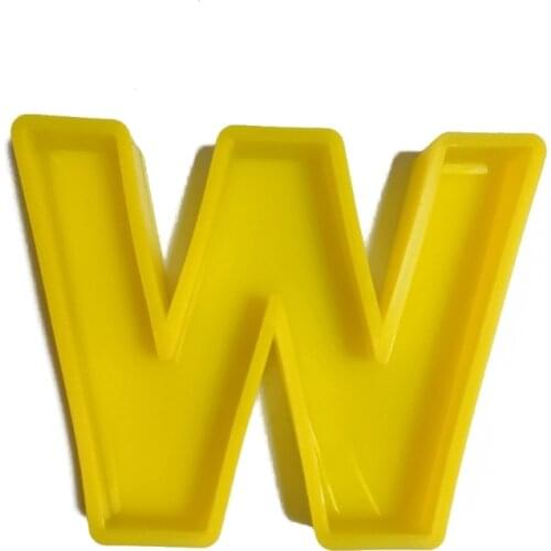 Alphabet Letters Ornaments Epoxy Resin Mold Home Decorations Silicone Mould DIY Crafts Jewelry Casting Tools