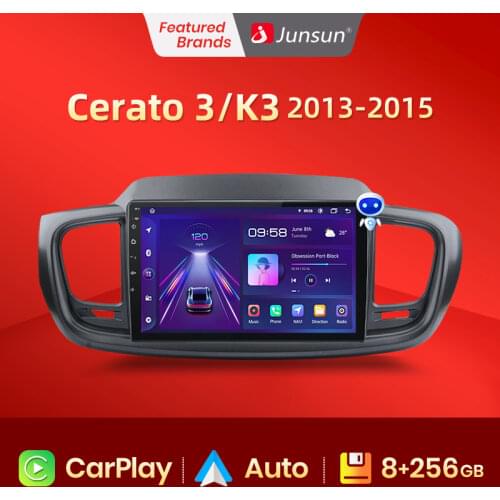 Junsun V1 2G+32G Android 10.0 For Kia Sorento 3 2014 - 2017 Car Radio Multimedia Video Player Navigation GPS 2 din dvd