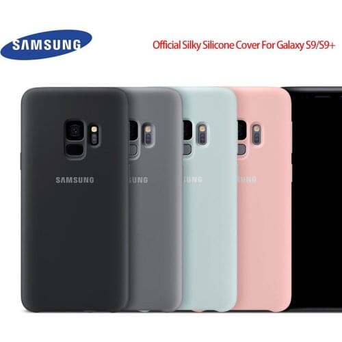 Candy Color Phone Case For Samsung Galaxy S9 Plus S9 + G965 SM-G965F G965FD G960 SM-G960F Liquid Silicone Back Shockproof Cover