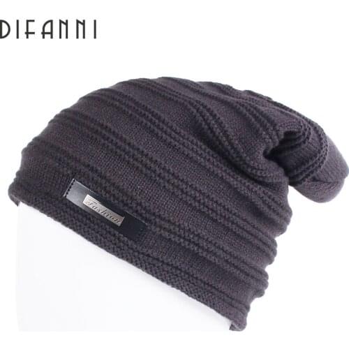 Difanni Skullies Beanies Winter Hat Elastic For Women Warm Hat Fashion Knitting Warm Cap Warm Hat Cap Leisure Fashion Winter Hat