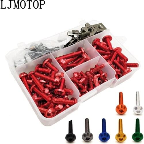 Motorcycle Fairing Bolt Nuts Kit Body Fastener Screws For BMW R1200GS LC ADV For HONDA CRF1000L For SUZUKI