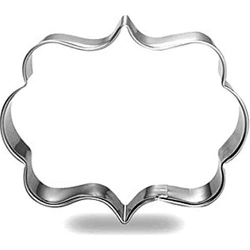 Frame Style Cookie Tools Biscuit Cutter Stainless Steel Baking Mold Sugarcraft Pastry Tools Kitchen Accessories Baking Fondant