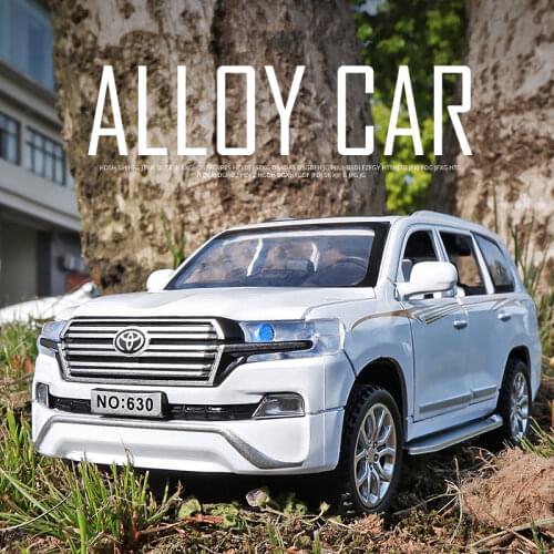 1:32 Toyota LAND CRUISER Alloy Car Model Diecast Off-road Vehicles Metal Toy Car Collection Simulation Prado Car Model Kids Gift