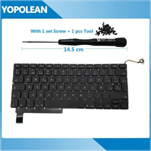New Spain Spanish Keyboard For Macbook Pro 15" Unibody A1286 2009 2010 2011 2012