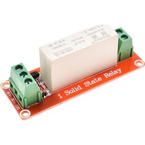 1 Channel SSR Solid State Relay Module High-low Trigger 5A 3-32V For Arduino Uno R3