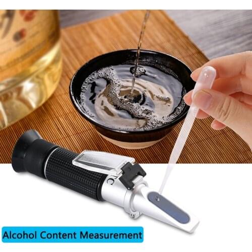 Professional Digital Handheld Alcohol Tester RZ Refractometer Alcoholometer Meter Alcohol Detector Liquor Content Tester