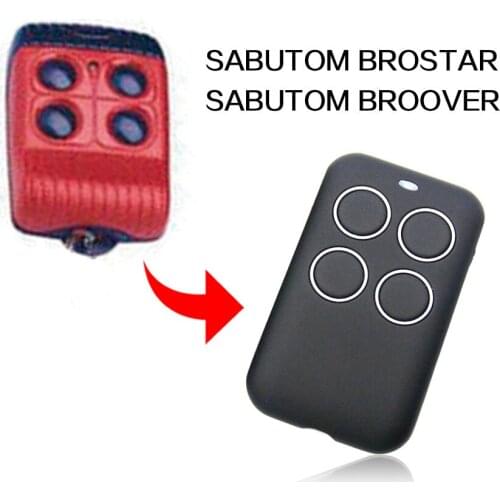 SABUTOM BROSTAR BROOVER remote control gate remote control SABUTOM garage door remote control 433.92MHz