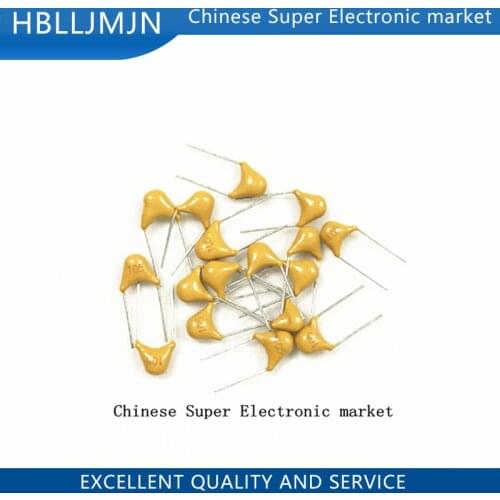 100pcs 1uF 1 uF 50V Radial Mono Monolithic Capacitors