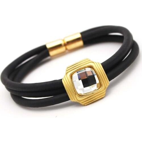 TOTABC Fashion Charm Handmade Punk Style Jewelry For Women Charm Bracelets Geometric Jewelry Bangles Punk Bracelets