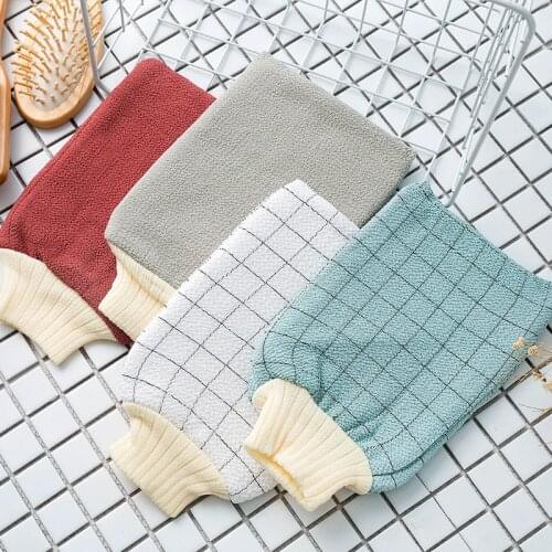 Magical rub-free bath towel Thicken bath gloves Strong back rubbing mud rubbing bath towel