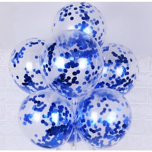 10pcs/lot Glitter Confetti Latex Balloons Romantic Wedding Decoration Gold Clear Birthday Party Decoration Kids Baby Shower