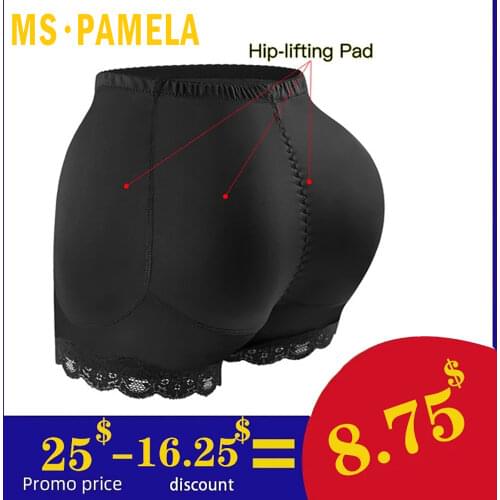 Women Sponge Padded Push Up Panties Butt Lifter Fake Ass Briefs Butt Hip Enhancer Seamless Control Panties Buttocks Lingerie