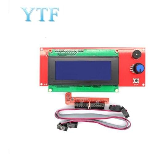 LCD 2004 Display Control Panel Smart Controller screen for Reprap 3D Printer parts Kossel RAMPS1.4 1.6