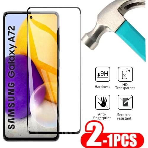 1-2PCS For Samsung A72 5G 4G Screen Touch Glass Protector For samsung a52 a32 a42 a12 phone Protector Screen Tempered Glass