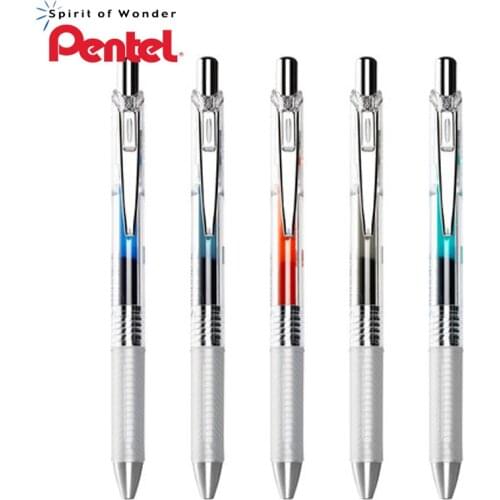 1pcs Pentel Gel Pen BLN75TL Smooth and Quick-drying Pen 0.5mm Student Exam with Push-type Black Water Pen Writing Painting Tools