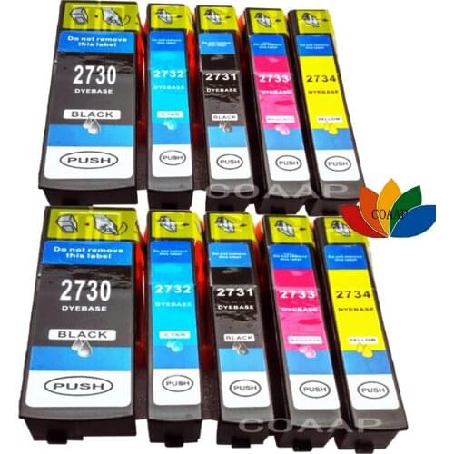 10pcs 273XL Ink Cartridge for Compatible EPSON XP520 XP600 XP610 XP620 XP700 XP800 XP810 XP820 printer T2730 273 XL
