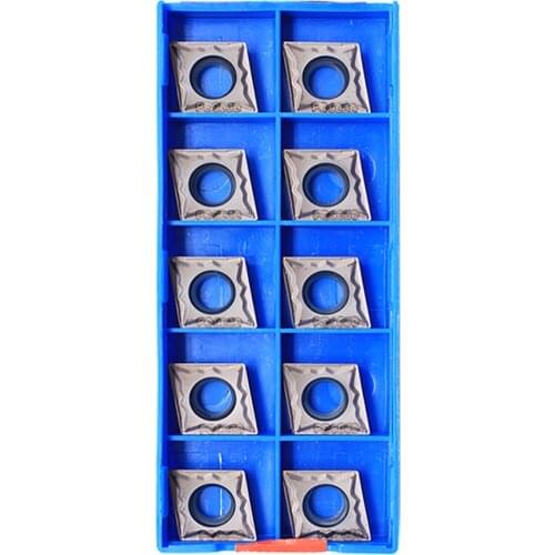 10PCS Blade 100% CCMT120404 HMP PC9030 External Turning Tools Carbide Insert High Quality Lathe Cutter Tool Turning Insert