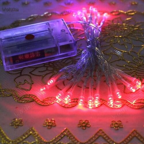 2pcs LED Battery box Lantern Festival layout decoration Outdoor waterproof LED lamp string Lighting Night Lights CD50 W02