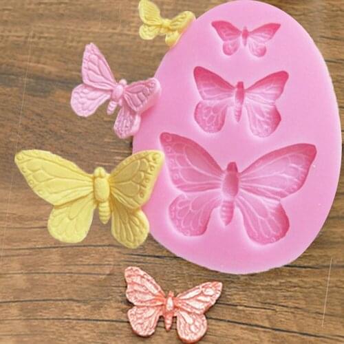 3D Silicone Baking Mold Butterfly Maple Leaf Mould Sugar Craft Chocolate Fondant Mold Cake Decorating Tools Baking Accessories