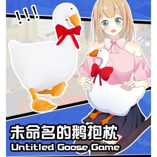 Anime Untitled Goose Game 50cm Toys Doll Stuffed Toy Soft Pillow Cushion Plush #5997 Children Gift