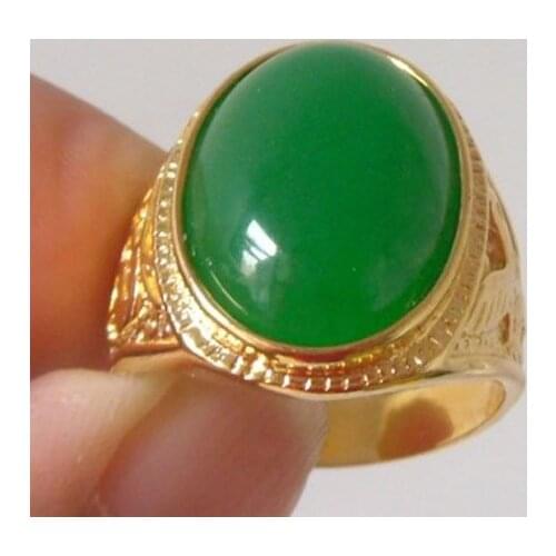 Free shipping Wholesale Cheap Green GP Mens Ring Size 8, 9, 10 ,11