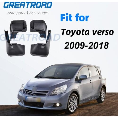 Car Mud Flaps For Toyota Verso 2009-2016 Mudflaps Splash Guards Mud Flap Mudguards Fender 2010 2011 2012 2013 2014 2015