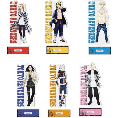 Anime Tokyo Revengers Acrylic Action Figure Manjiro Ken Stand Model Action Doll Toy Gift
