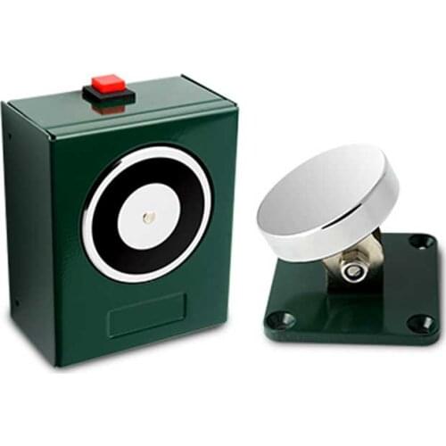 12V 50KG(110Lbs) Electromagnetic Door Holder Metal Fail-safe Wall Mount Magnetic Gate Stopper For Fire-proof Emergency Exit Door