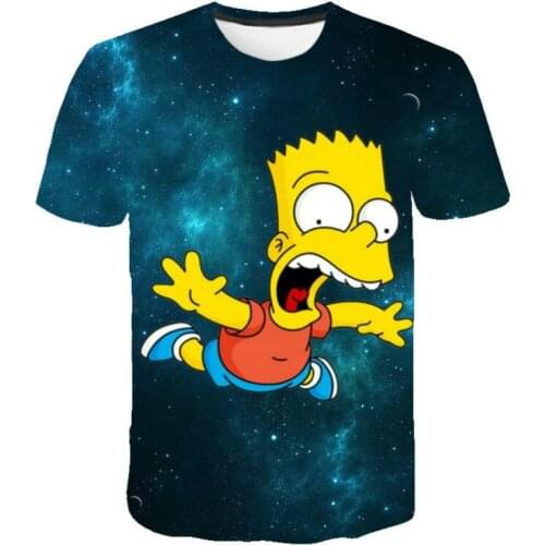 Summer Mens T-shirt Cute Clothes 3D T-shirt Casual Hip Hop Print Short Sleeve Mens Animated T-shirt 2021