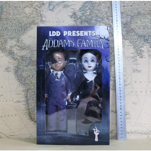 Vogue LDD PRESENTS Addams Family Gomez Morticia Classic Film Living Dead Dolls Action Figure Model Toy Original Collect