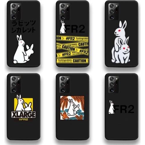 Fashion Crazy Rabbit FR2 Phone Case For Samsung Galaxy Note20 ultra 7 8 9 10 Plus lite M51 M21 M31S J8 2018 Prime